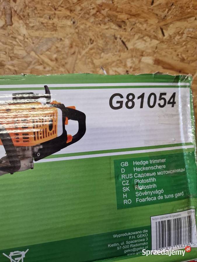 Spalinowe nożyce do żywopłotu 2 John Gardener Nożyce i sekatory Głogowa