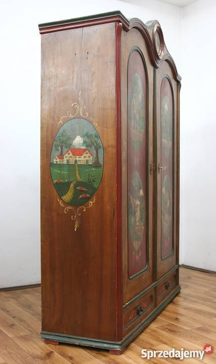 Piękna Szafa Malowana ANTYK UNIKAT AntykiMarki