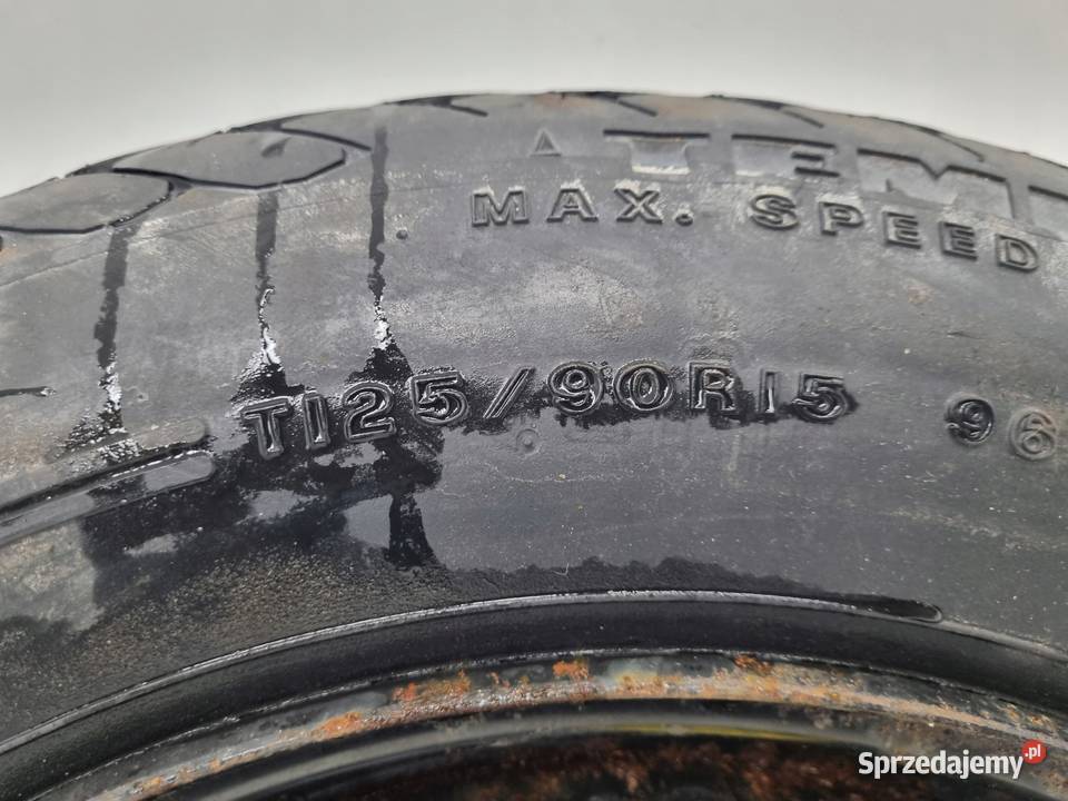KOŁO DOJAZDOWE ZAPASOWE Audi 80 90 100 12590 R15 Samochodowe Chełm