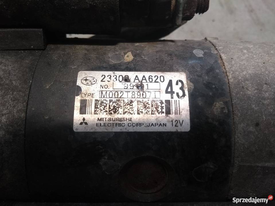 SUBARU Outback IV rozrusznik 20 D podkarpackie Pilzno