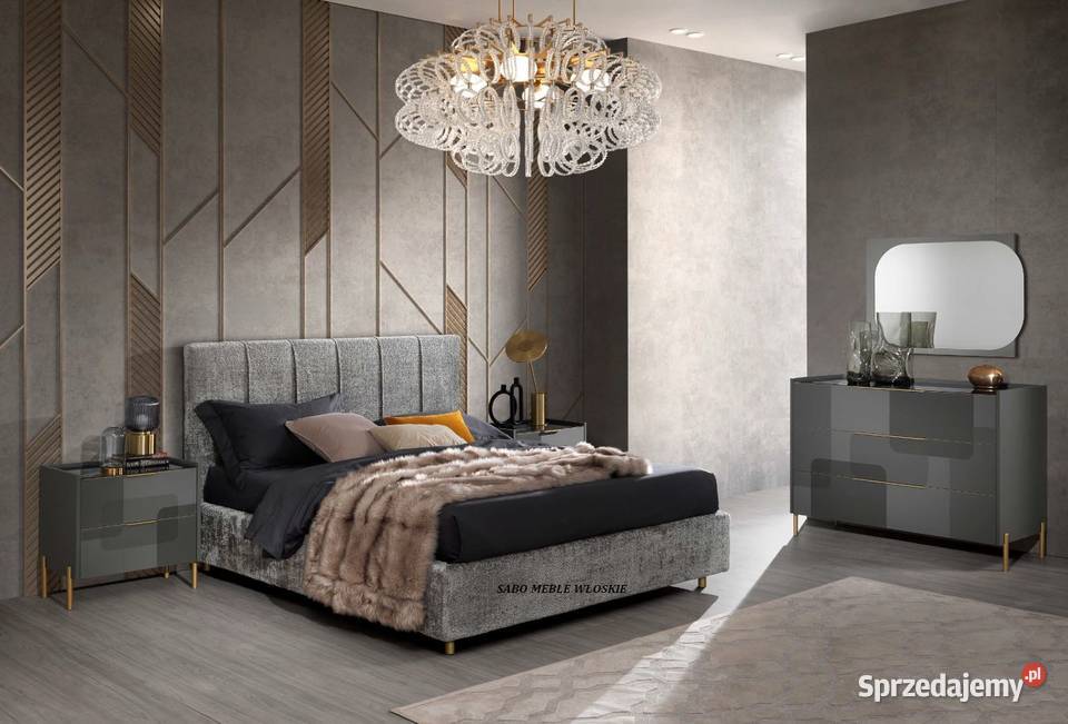 Włoska komoda do sypialni Bella Casa Lux nóżki Przemyśl