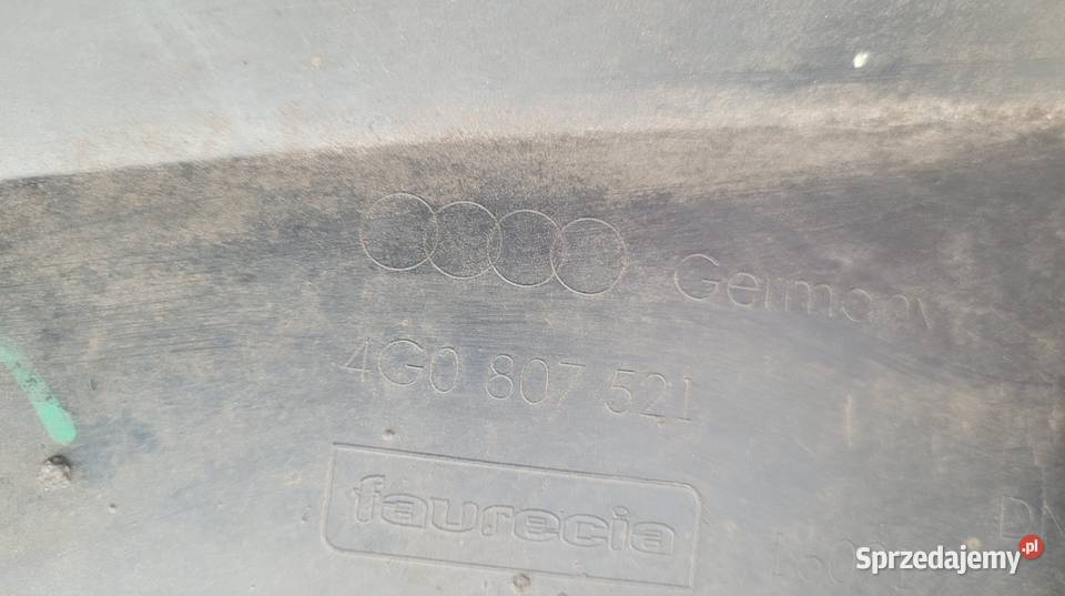AUDI A6 C7 SPOILER DOKŁADKA ZDERZAKA TYŁ DYFUZOR Pozostałe Ruda Śląska