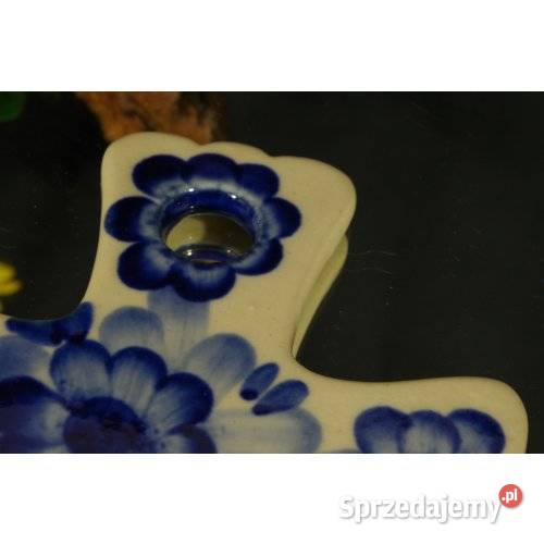 Ceramiczny krzyżyk ścienny ręcznie malowane sprzedam