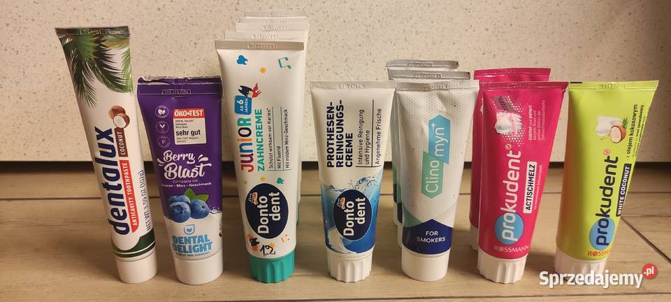 Pasty do zębów różne Pozostałe Moszczenica