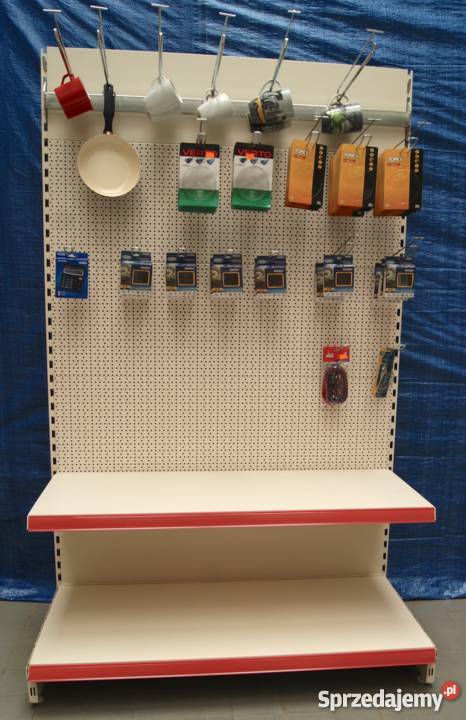 REGAŁY SKLEPOWE METALOWE przyścienne tegometall Ostrołęka