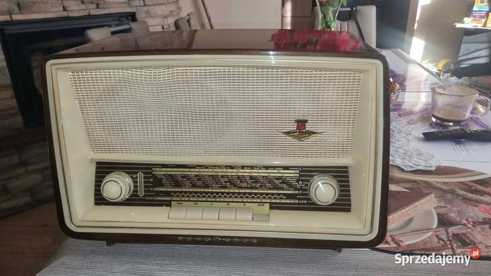 Radio lampowe Nordmende Elektra HiFi 62 magiczne Warta