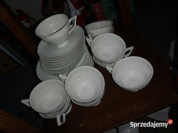 filiżanka z talerzykiem deserowym Royal Tettau Gdańsk