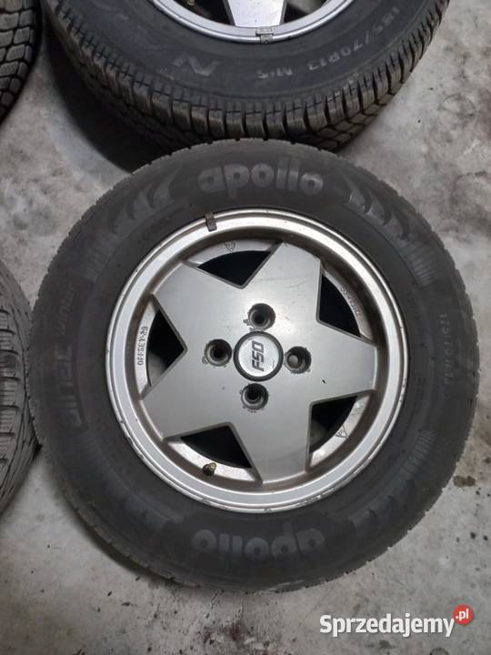 Felgi z oponami FSO Polonez 4x98 R13 mazowieckie Wyszków