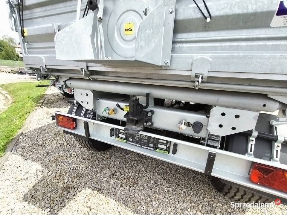 Przyczepa RĘKI dwuosiowa wywrotka 9 ton Cynkomet Zamość