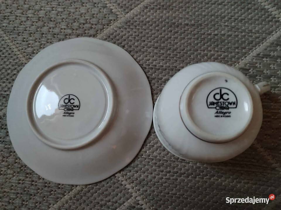 Filiżanka ze spodkiem Porcelana Warszawa