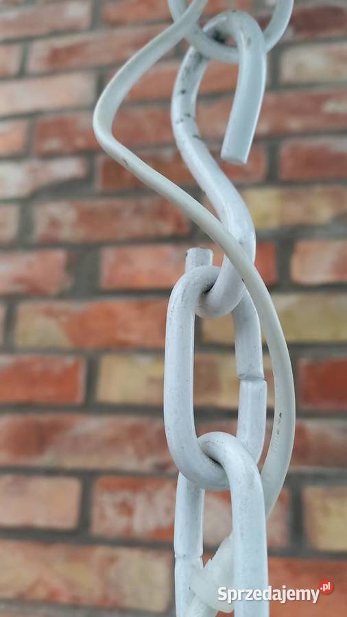 Żyrandol Industrialny loft Metalowy biały Lampa Gawroniec