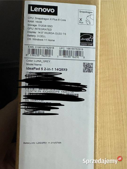 Lenovo IdeaPad 5 2in1 14 OLED 16GB RAM 512GB SSD Warszawa
