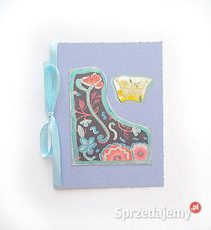 fioletowa kartka okolicznościowa boho kartki bez Olsztyn sprzedam