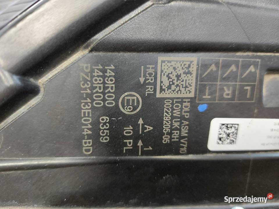 Ford Transit Custom II 2024 lampa prawa przód dolnośląskie