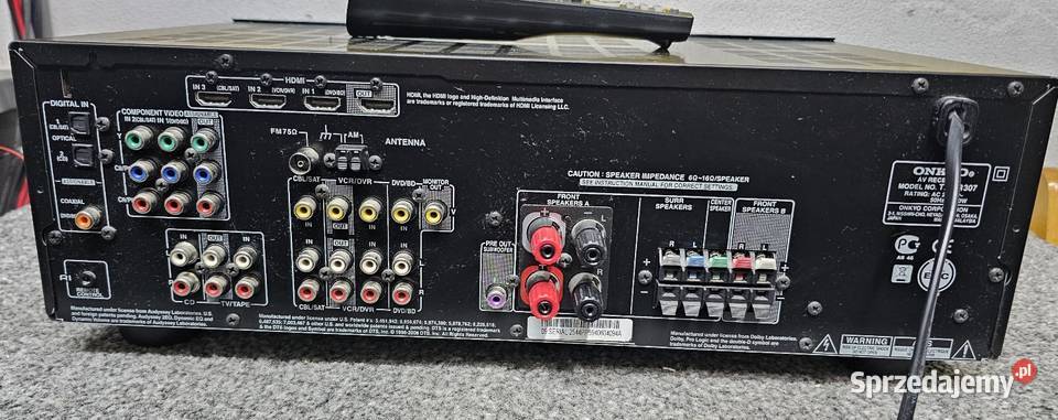 Amplituner ONKYO TXSR307 HDMI pilot Amplitunery Kraków