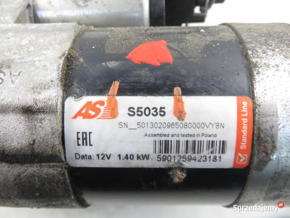 ROZRUSZNIK RENAULT MEGANE II 15 dCi K9K 728 Układ elektryczny silnika małopolskie sprzedam