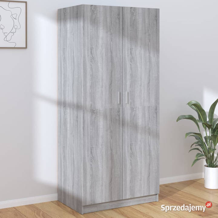Szafka szary dąb sonoma 80x52x180 materiał Warszawa