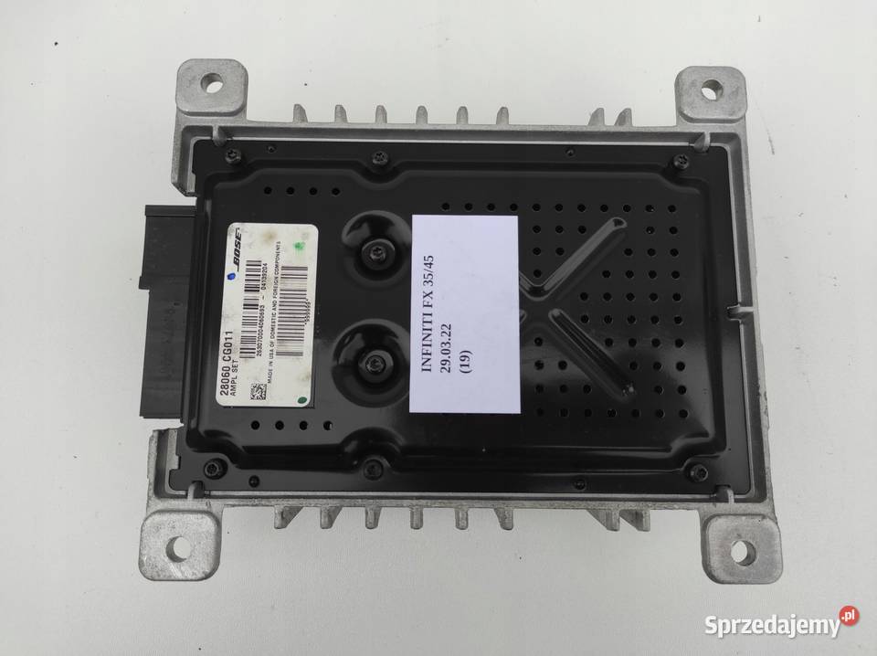 WZMACNIACZ AUDIO BOSE INFINITI FX35 FX45 Nowy Tomyśl