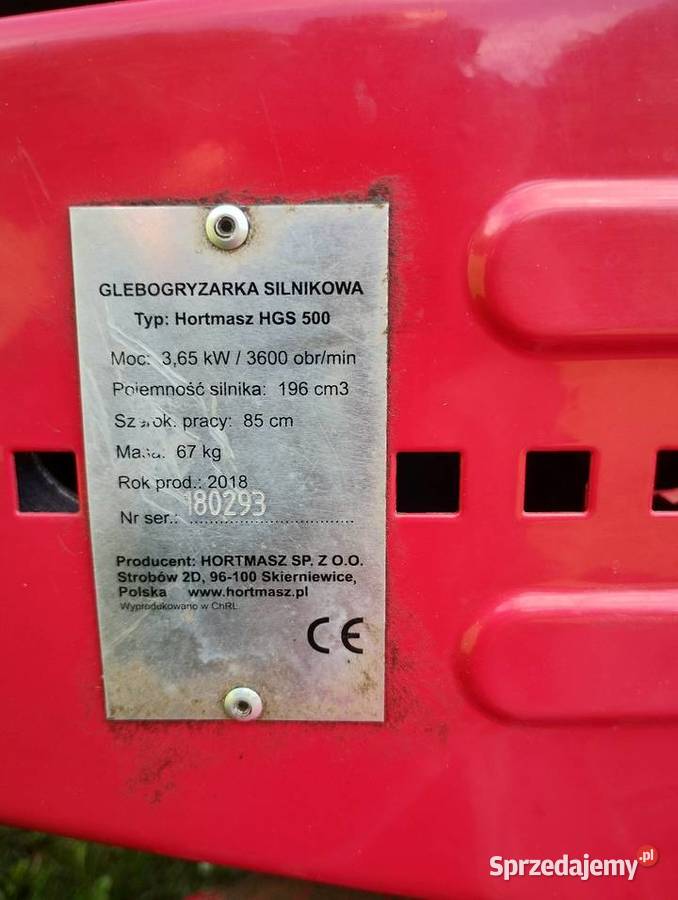 Glebogryzarka spalinowa Hortmasz Kanie-Stacja sprzedam