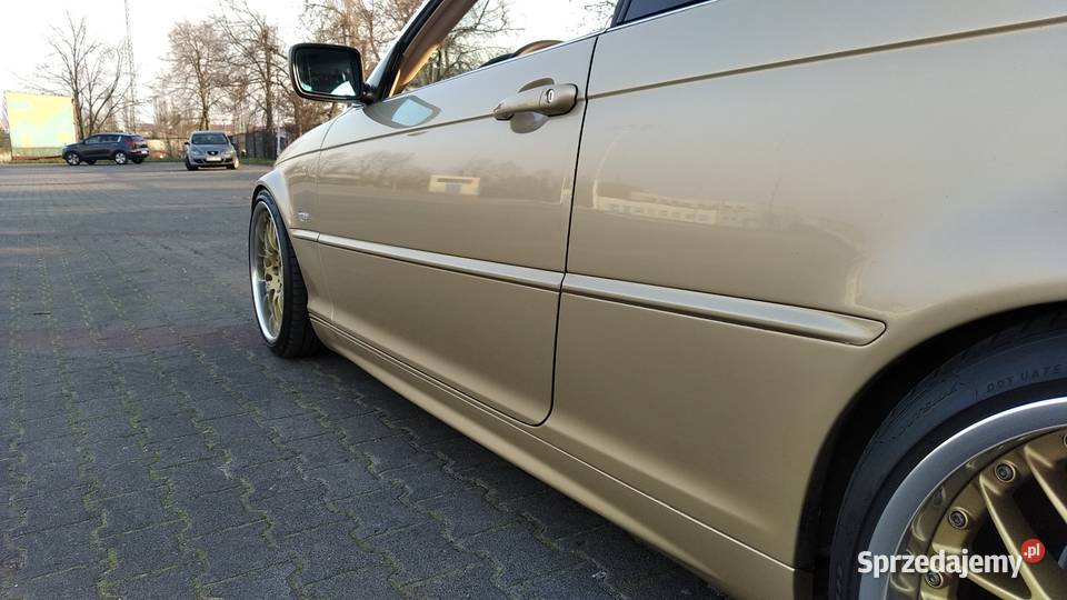 BMW e46 323Ci 25 coupe Gwint BBS Sporty złoty Stargard
