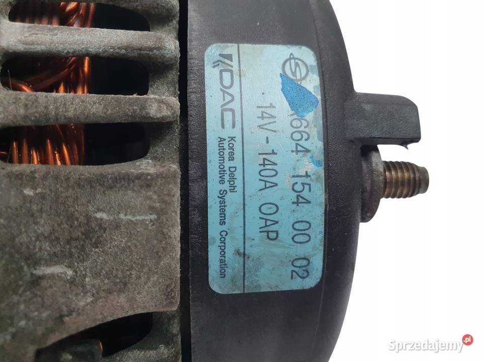 ALTERNATOR Ssang Yong Rexton 27 D27DT DAC Delphi Układ elektryczny silnika Chełm sprzedam