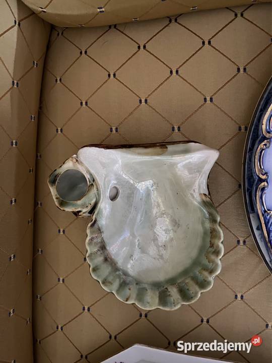 Patera muszelka Popielniczka XX Porcelana O wys