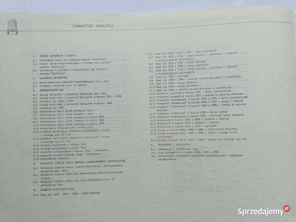 Katalog rozwiązań konstrukcji hal lekkich pomorskie Gdynia sprzedam