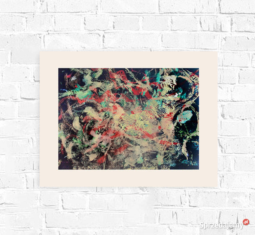 abstrakcja do sypialni nowoczesna deoracja na Gdańsk