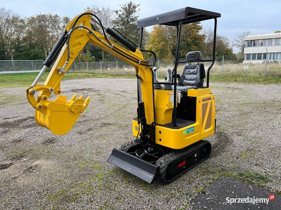 Koparka GG1000 silnik JAPOŃSKI KUBOTA Dodatkowy osprzęt Wrocław
