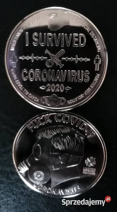 covid 19 moneta medal Olsztyn