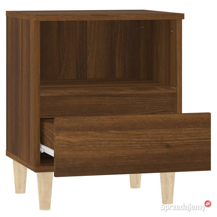 Szafki nocne 2 brązowy dąb 40x35x50 WM821809 Warszawa