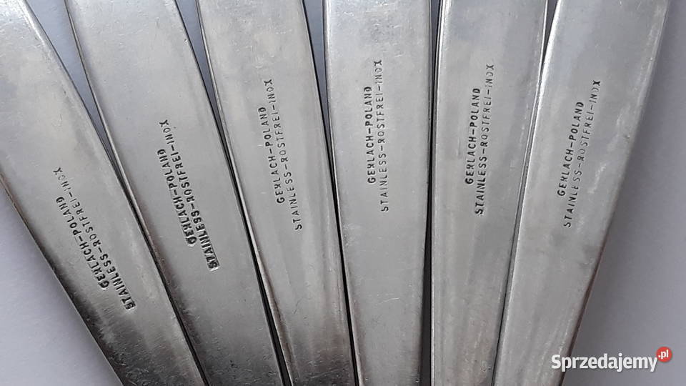 Łyżki do bulionu PASECZKI PASKI Gerlach sztućce Dąbrowa Górnicza