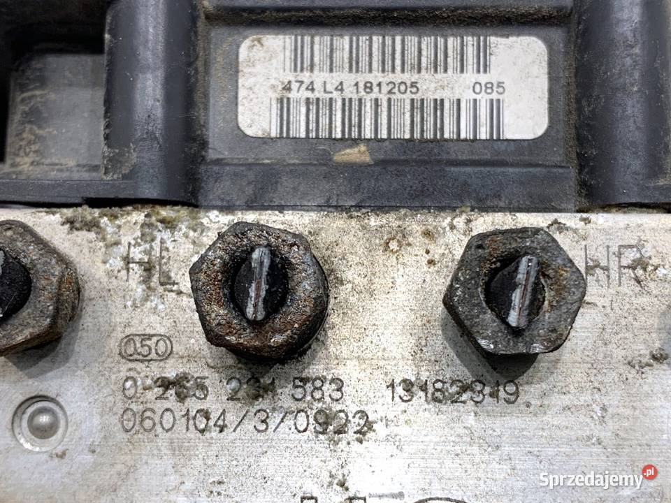 POMPA ABS OPEL MERIVA A 13182319 17 100 0310