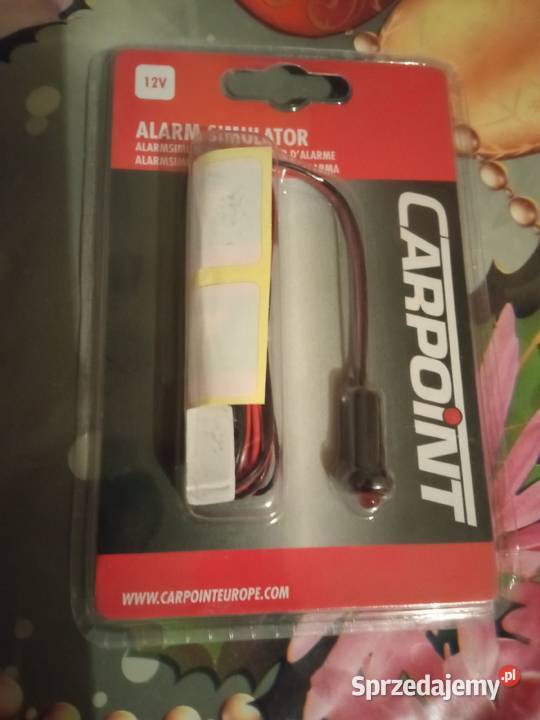Żarówka LED czerwona symulator alarmu 12V Posługowo sprzedam