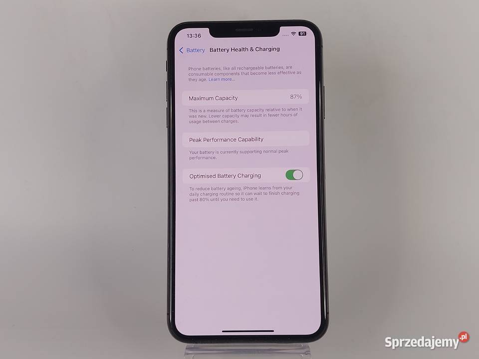 iPhone XS 64 GB 87 Czarny Stan
