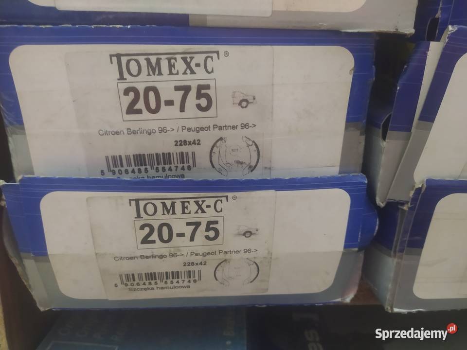 Szczęki hamulcowe Berlingo partner 2075 tomex Tarnobrzeg