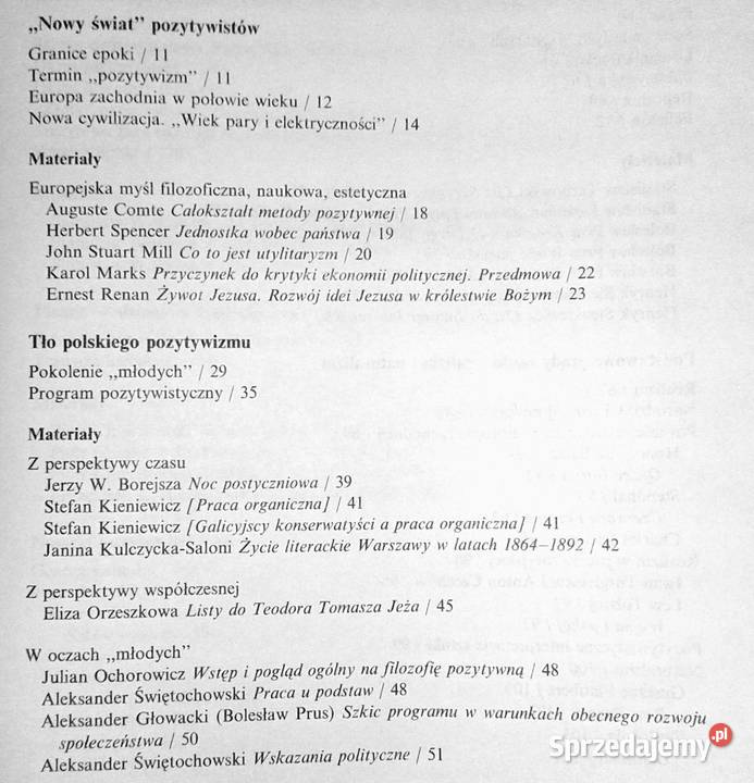 Pozytywizm Podręcznik Tadeusz Bujnicki Rok wydania 1994 Chełm sprzedam