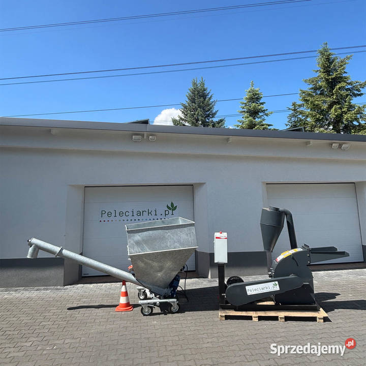 ZESTAW MASZYN do PELECIARNI MŁYNEK 800h śląskie Olsztyn