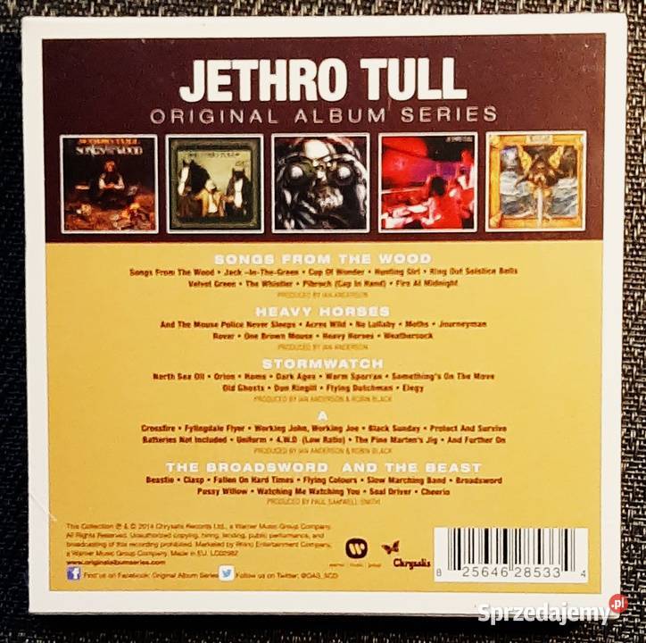 Super Zestaw 5 płyt CD Jethro Tull Limitowana Katowice