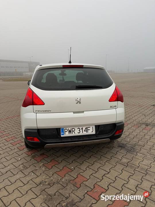 Peugeot 3008 biała perła zadbany świeżo serwisie autoalarm Września sprzedam
