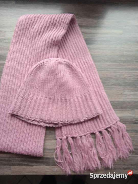 Komplet szalik z czapka damski