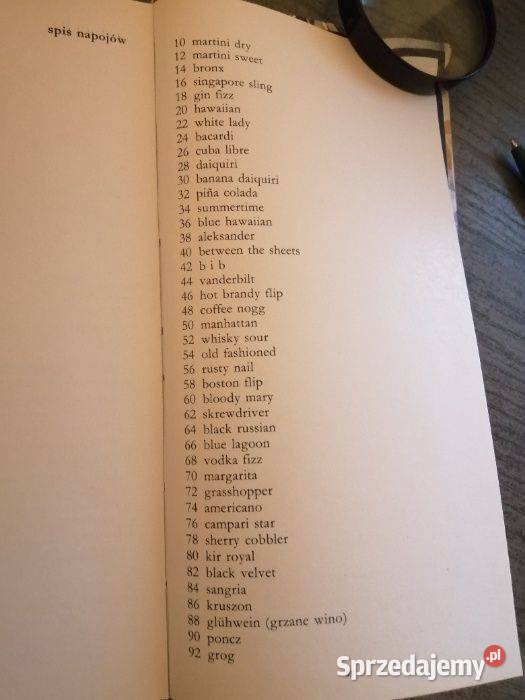 koktajle alkoholowe encyklopedia sztuki Gdynia sprzedam
