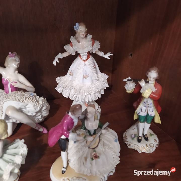 Kolekcja 12 figurek Porcelanowych Myszyniec