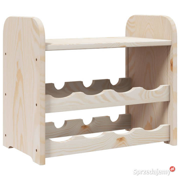 Stojak na wino z górną półką 43x25x37 lite