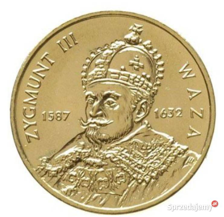 Moneta 2 zł Zygmunt III Waza 1998