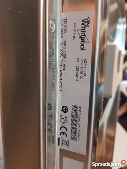Zmywarka Whirlpool dolnośląskie