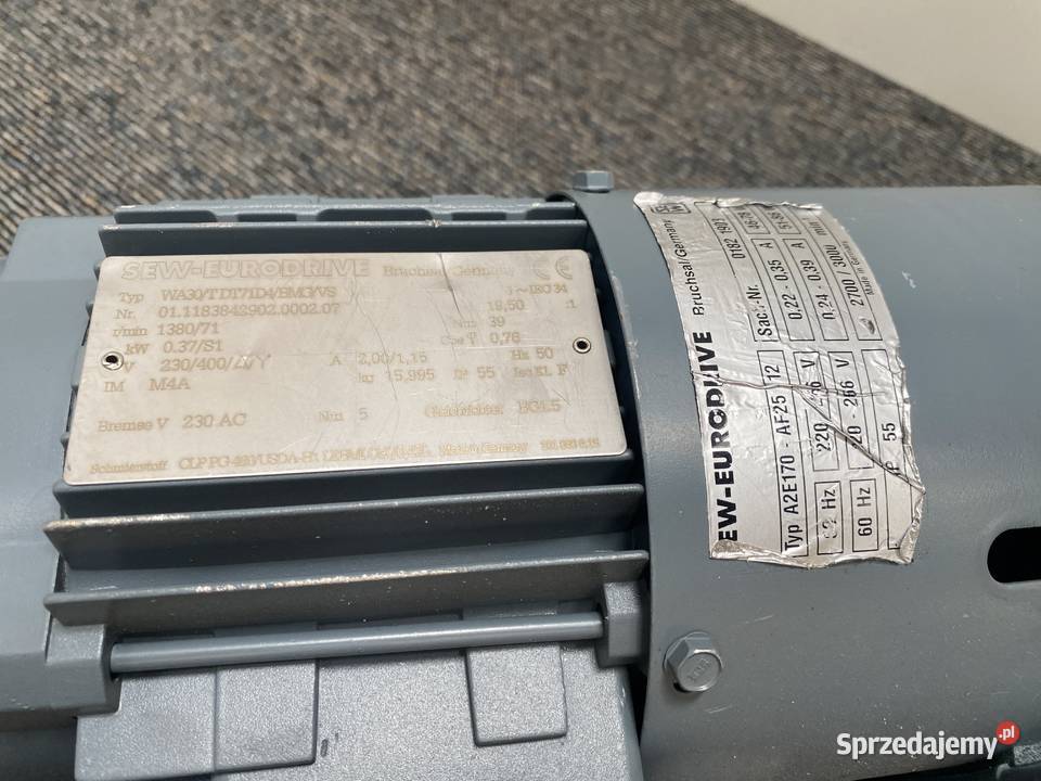 Motoreduktor SEW Eurodrive 037kW 71obr