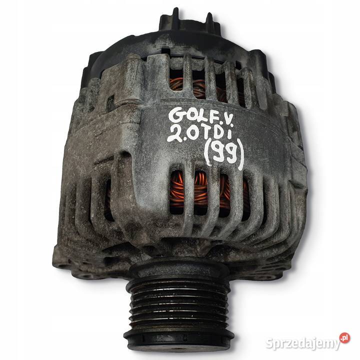ALTERNATOR VW Golf V 20 TDI Valeo 06F903023C osobowe Chełm