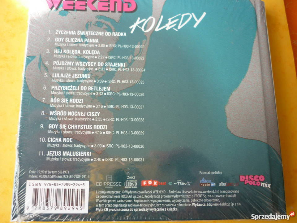 5 płyt CD Weekend nowe w folii Deja vu Tak czuję mazowieckie Warszawa