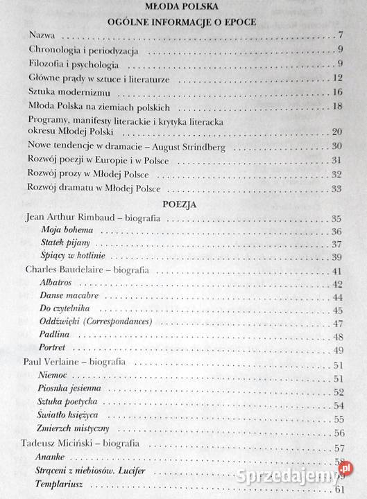 Powtórka z literatury 5 Młoda Polska Aldona lubelskie Chełm